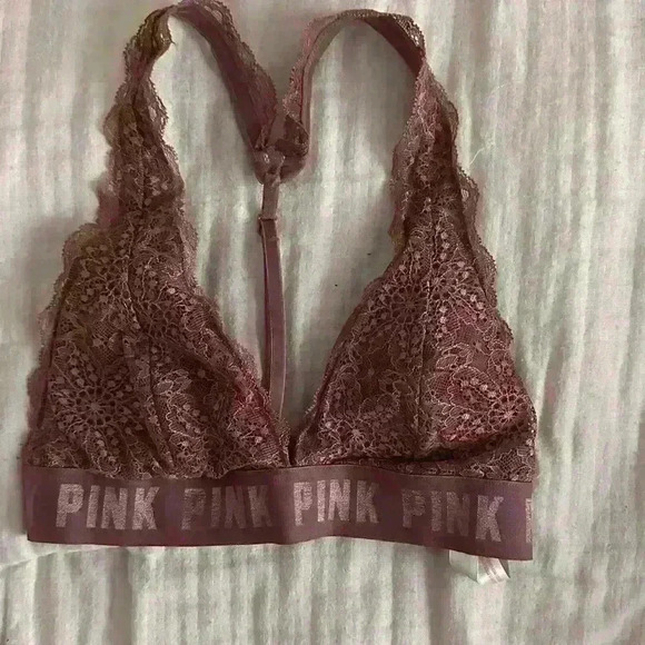 Pink lace bralette - Picture 1 of 2